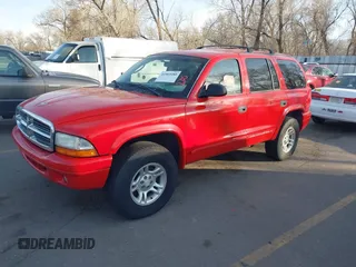 2003 Dodge Durango SLT with VIN 1D4HS48Z13F627012, listed as a IAAI auction lot 41969280 with 172,642 mi miles and . Bid and sale history available at DreamBid. Image 2.