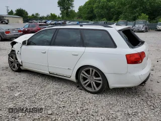 2007 Audi A4 2.0T with VIN WAUSF78E27A172158, listed as a Copart auction lot 57166835 with 217,654 mi miles and Salvage title. Bid and sale history available at DreamBid. Image 2.