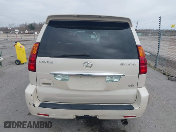 2003 Lexus GX 470 with VIN JTJBT20X630011479, listed as a IAAI auction lot 41556491 with 310,198 mi miles and . Bid and sale history available at DreamBid. Image 16.