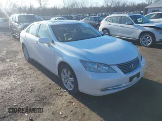 2009 Lexus ES with VIN JTHBJ46G592308458, listed as a IAAI auction lot 41857896 with 209,754 mi miles. Bid and sale history available at carsss.com. Image 1.