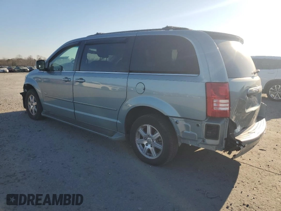 2008 Chrysler Town & Country Touring with VIN 2A8HR54P78R767979, listed as a Copart auction lot 46661925 with 189,197 mi miles and Salvage Title. Bid and sale history available at carsss.com. Image 2.