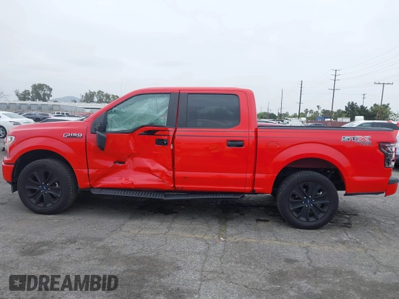 2020 Ford F-150 XL with VIN 1FTEW1EP1LFC56374, listed as a IAAI auction lot 42052603 with 46,530 mi miles. Bid and sale history available at carsss.com. Image 14.