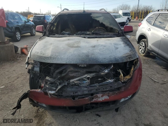 2007 Ford Edge SEL with VIN 2FMDK48CX7BA63063, listed as a Copart auction lot 44487775 with 0 mi miles and Salvage Title. Bid and sale history available at carsss.com. Image 5.
