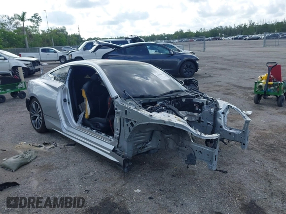 2018 Infiniti Q60 Sport with VIN JN1EV7EK9JM343350, listed as a IAAI auction lot 42452847 with Not provided miles and . Bid and sale history available at DreamBid. Image 1.