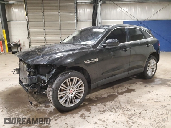 2018 Jaguar F-Pace 30t Portfolio with VIN SADCN2GX8JA321975, listed as a Copart auction lot 85419414 with 121,994 mi miles and Salvage title. Bid and sale history available at DreamBid. Image 1.