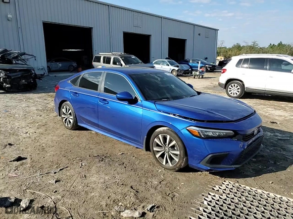 2022 Honda Civic Sedan EX with VIN 2HGFE1F78NH325845, listed as a Copart auction lot 47099405 with 46,918 mi miles and Salvage Title. Bid and sale history available at carsss.com. Image 11.