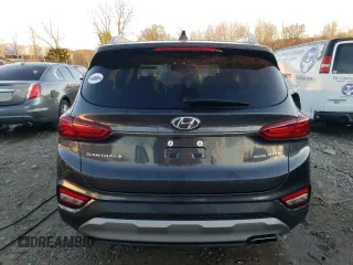 2020 Hyundai Santa Fe Limited with VIN 5NMS5CAA9LH234287, listed as a Copart auction lot 81342104 with 13,639 mi miles and Salvage Title. Bid and sale history available at carsss.com. Image 6.