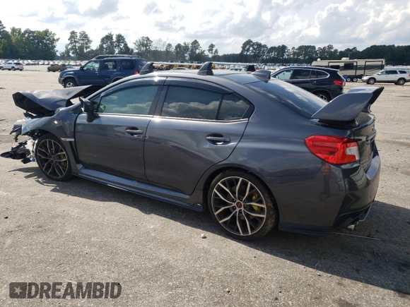 2020 Subaru WRX STI Limited with VIN JF1VA2Y67L9809671, listed as a Copart auction lot 72798394 with 36,123 mi miles and Salvage Title. Bid and sale history available at carsss.com. Image 2.