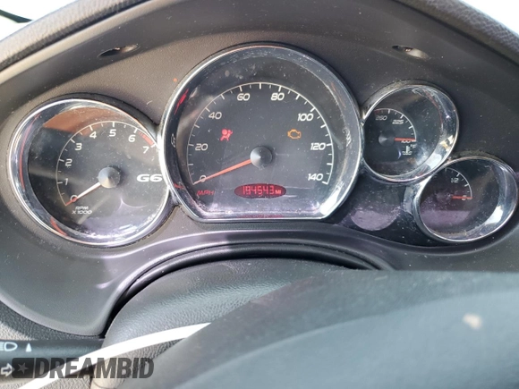 2007 Pontiac G6 GT with VIN 1G2ZH18N874233377, listed as a Copart auction lot 53518745 with 194,543 mi miles and Clean Title. Bid and sale history available at carsss.com. Image 9.