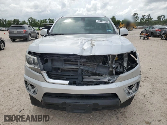 2019 Chevrolet Colorado 2WD LT with VIN 1GCGSCEN0K1106766, listed as a Copart auction lot 55272475 with 79,557 mi miles and Salvage Title. Bid and sale history available at DreamBid. Image 5.