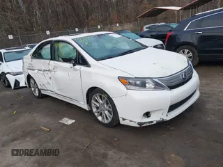2010 Lexus HS 250h with VIN JTHBB1BA1A2001628, listed as a IAAI auction lot 41093703 with 159,929 mi miles. Bid and sale history available at carsss.com. Image 1.