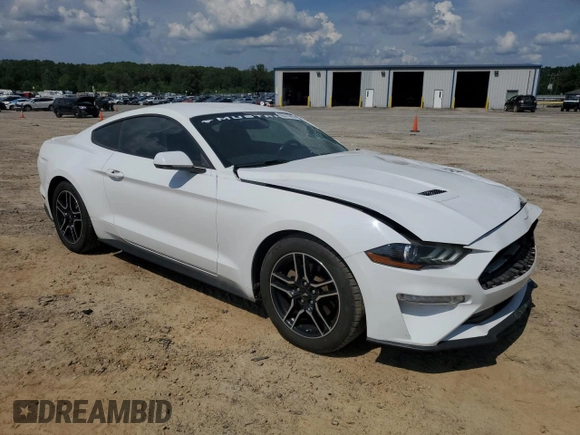 2019 Ford Mustang EcoBoost with VIN 1FA6P8TH5K5132186, listed as a Copart auction lot 62317015 with 97,816 mi miles and Salvage title. Bid and sale history available at DreamBid. Image 4.