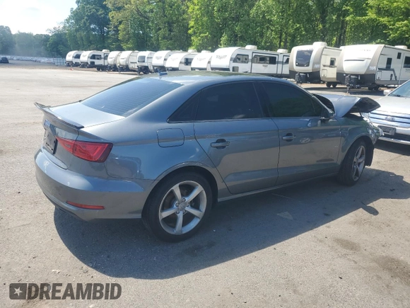2015 Audi A3 Premium with VIN WAUACGFF5F1084672, listed as a Copart auction lot 55898775 with Not provided miles and Salvage title. Bid and sale history available at DreamBid. Image 3.
