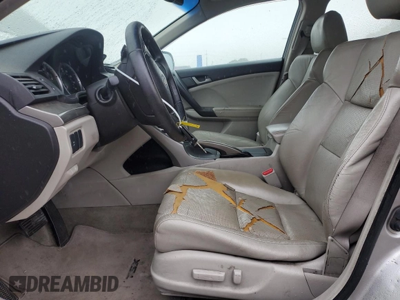 2010 Acura TSX with VIN JH4CU2F60AC001396, listed as a Copart auction lot 59437595 with 156,289 mi miles and Clean title. Bid and sale history available at DreamBid. Image 7.