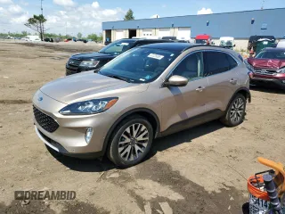 2020 Ford Escape Titanium с VIN 1FMCU9J90LUA49890, выставлен на аукционе Copart как лот 57228065 с пробегом 24 283 миль миль и Списание • Salvage title. История ставок и продаж доступна на DreamBid. Изображение 1.