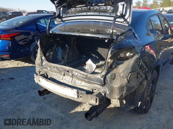 2015 Mazda 3 i SV with VIN JM1BM1T79F1245605, listed as a IAAI auction lot 41251417 with 121,264 mi miles. Bid and sale history available at carsss.com. Image 6.