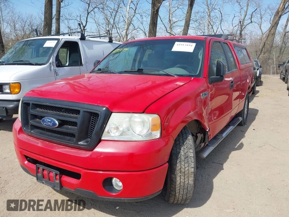 2007 Ford F-150 STX with VIN 1FTRX12W57FB47934, listed as a IAAI auction lot 41913194 with 159,778 mi miles and . Bid and sale history available at DreamBid. Image 2.