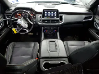 2021 Chevrolet Tahoe Premier with VIN 1GNSKSKDXMR259795, listed as a Copart auction lot 43608725 with 92,897 mi miles and Salvage Title. Bid and sale history available at carsss.com. Image 8.