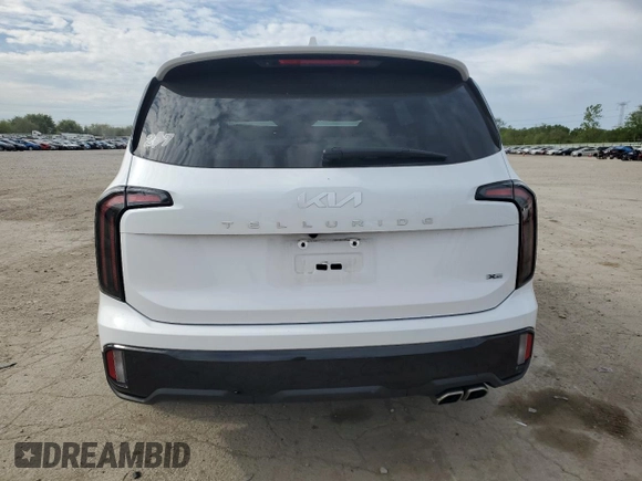 2024 Kia Telluride SX Prestige X-Pro with VIN 5XYP5DGC7RG515009, listed as a Copart auction lot 56064165 with 27,169 mi miles and Salvage title. Bid and sale history available at DreamBid. Image 6.