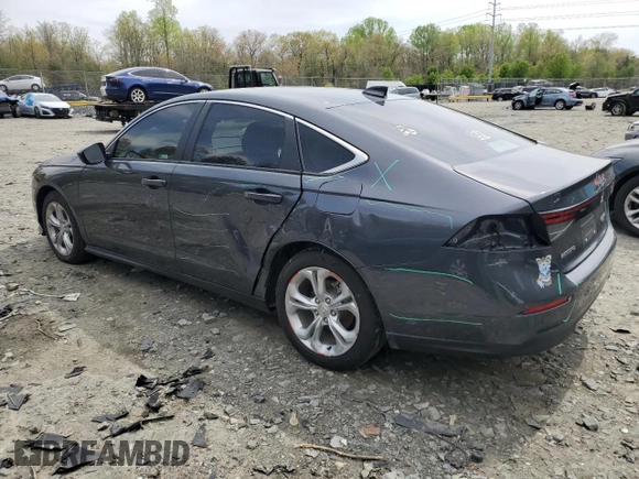 2023 Honda Accord LX with VIN 1HGCY1F2XPA023733, listed as a Copart auction lot 52509365 with 99,663 mi miles and Salvage Title. Bid and sale history available at DreamBid. Image 2.