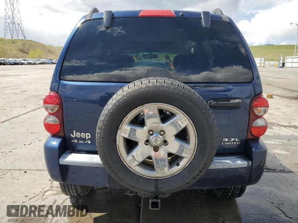 2006 Jeep Liberty Limited z VIN 1J4GL58K16W162678, wystawiony jako Copart lot #54746165 z przebiegiem 188 372 mil mil oraz Szkoda całkowita • Salvage title. Historia ofert i sprzedaży dostępna na DreamBid. Obrazek 6.