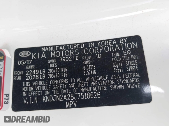 2018 Kia Soul with VIN KNDJN2A28J7518626, listed as a IAAI auction lot 40710176 with 100,891 mi miles. Bid and sale history available at carsss.com. Image 9.