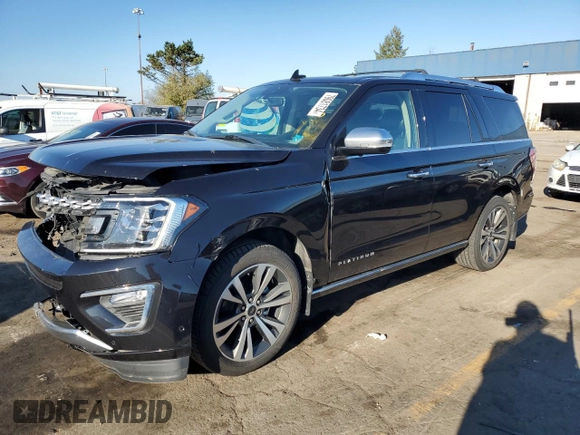 2020 Ford Expedition Platinum with VIN 1FMJU1MT3LEA02055, listed as a Copart auction lot 79081734 with 86,114 mi miles and Salvage Title. Bid and sale history available at carsss.com. Image 1.
