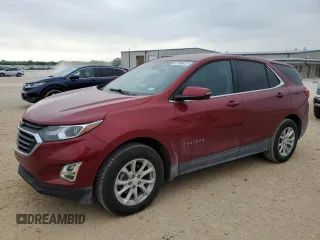 2019 Chevrolet Equinox LT z VIN 2GNAXUEV4K6249253, wystawiony jako Copart lot #53160415 z przebiegiem 59 362 mil mil oraz Czysty tytuł • Clean title. Historia ofert i sprzedaży dostępna na DreamBid. Obrazek 1.