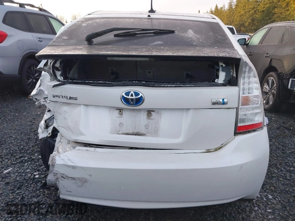 2010 Toyota Prius II with VIN JTDKN3DU5A0186774, listed as a IAAI auction lot 41209716 with 208,941 mi miles. Bid and sale history available at carsss.com. Image 16.