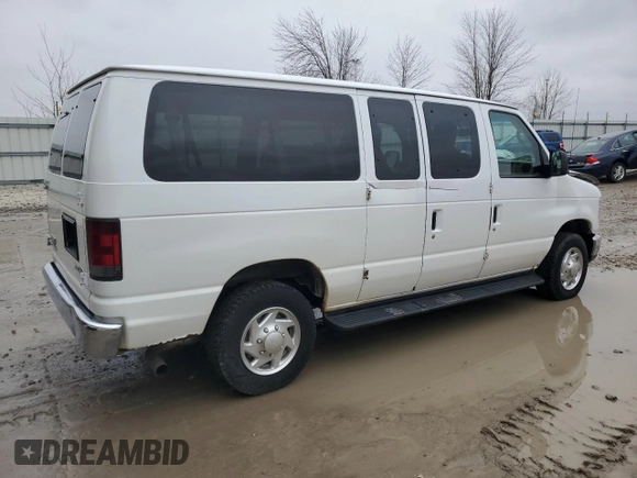 2012 Ford Econoline Passenger XL with VIN 1FBNE3BL1CDA99879, listed as a Copart auction lot 53492685 with 126,608 mi miles and Clean title. Bid and sale history available at DreamBid. Image 3.