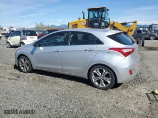 2013 Hyundai Elantra GT with VIN KMHD35LE7DU122295, listed as a Copart auction lot 50028935 with 97,616 mi miles and Salvage Title. Bid and sale history available at carsss.com. Image 2.