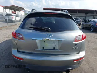 2005 Infiniti FX35 with VIN JNRAS08W25X220360, listed as a IAAI auction lot 41937461 with 214,052 mi miles. Bid and sale history available at carsss.com. Image 16.