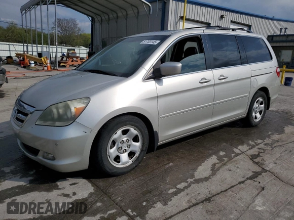 2005 Honda Odyssey TOURING with VIN 5FNRL38805B060623, listed as a Copart auction lot 51703145 with 139,017 mi miles and Salvage Title. Bid and sale history available at carsss.com. Image 1.