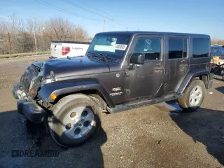 2014 Jeep Wrangler Unlimited Sahara with VIN 1C4HJWEG4EL283100, listed as a Copart auction lot 48350035 with 108,635 mi miles and Non repairable. Bid and sale history available at DreamBid. Image 1.