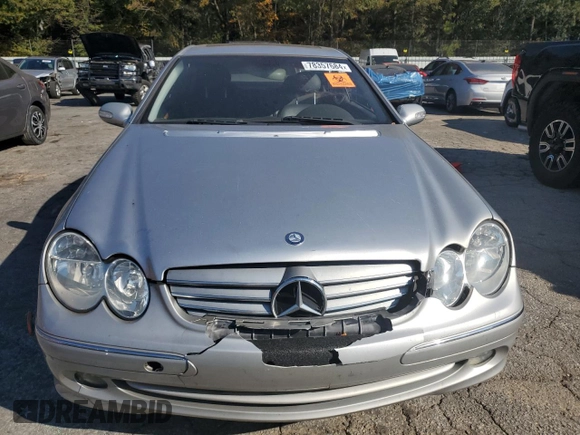 2005 Mercedes-Benz CLK-Class 3.2L with VIN WDBTJ65J15F153679, listed as a Copart auction lot 78357684 with 0 mi miles and Clean Title. Bid and sale history available at carsss.com. Image 6.