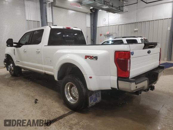 2022 Ford F-350 XL with VIN 1FT8W3DT7NEG24296, listed as a Copart auction lot 46911675 with 42,076 mi miles and Salvage Title. Bid and sale history available at DreamBid. Image 2.