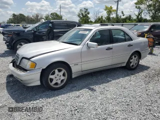 2000 Mercedes-Benz C 230 Kompressor with VIN WDBHA24G1YA833250, listed as a Copart auction lot 55699635 with 75,805 mi miles and Salvage Title. Bid and sale history available at DreamBid. Image 1.