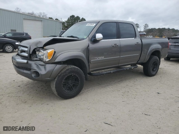 2005 Toyota Tundra SR5 with VIN 5TBET34145S478954, listed as a Copart auction lot 46320645 with 228,214 mi miles and Salvage Title. Bid and sale history available at carsss.com. Image 1.