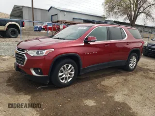 2019 Chevrolet Traverse LT z VIN 1GNERHKWXKJ137382, wystawiony jako Copart lot #47867625 z przebiegiem 103 759 mil mil oraz Szkoda całkowita • Salvage title. Historia ofert i sprzedaży dostępna na DreamBid. Obrazek 1.