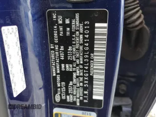 2020 Kia Optima LX z VIN 5XXGT4L39LG414013, wystawiony jako Copart lot #52505515 z przebiegiem 129 719 mil mil oraz Szkoda całkowita • Salvage title. Historia ofert i sprzedaży dostępna na DreamBid. Obrazek 12.