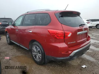 2018 Nissan Pathfinder S with VIN 5N1DR2MM8JC620865, listed as a Copart auction lot 58672415 with 131,647 mi miles and Clean title. Bid and sale history available at DreamBid. Image 2.