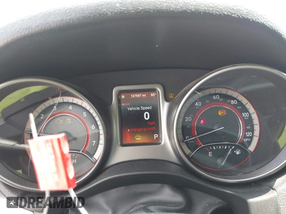 2015 Dodge Journey Crossroad with VIN 3C4PDCGG2FT735677, listed as a IAAI auction lot 42290682 with 167,697 mi miles and . Bid and sale history available at DreamBid. Image 7.