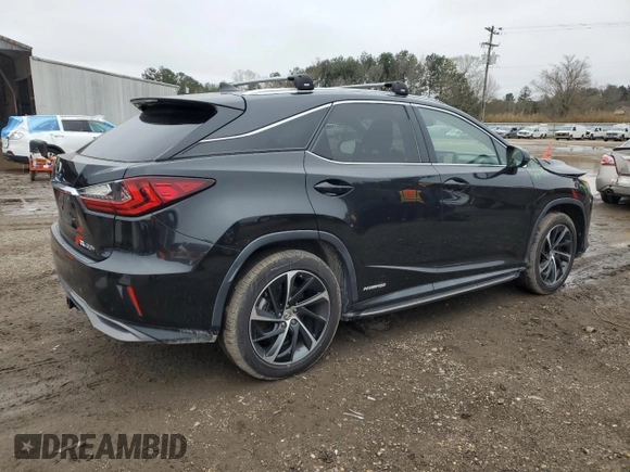 2017 Lexus RX with VIN 2T2BGMCA9HC015366, listed as a Copart auction lot 45694975 with 63,187 mi miles and Salvage Title. Bid and sale history available at carsss.com. Image 3.