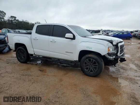 2020 GMC Canyon 2WD SLE with VIN 1GTG5CEN6L1237175, listed as a Copart auction lot 46608605 with 35,840 mi miles and Salvage Title. Bid and sale history available at carsss.com. Image 4.