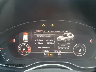 2018 Audi SQ5 Premium Plus z VIN WA1A4AFY6J2106237, wystawiony jako Copart lot #55771355 z przebiegiem 119 584 mil mil oraz Tytuł czysty. Historia ofert i sprzedaży dostępna na DreamBid. Obrazek 9.