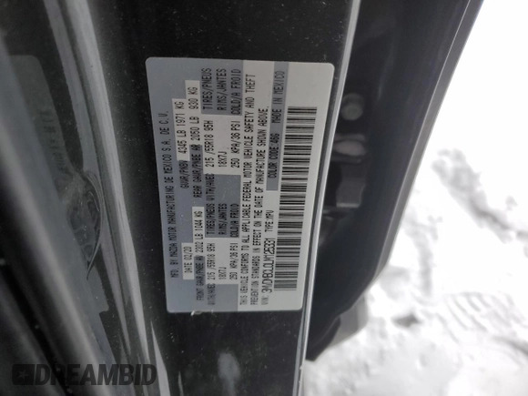2020 Mazda CX-30 Select with VIN 3MVDMBCL0LM125331, listed as a Copart auction lot 43051355 with Not Provided miles and Non Repairable. Bid and sale history available at DreamBid. Image 13.