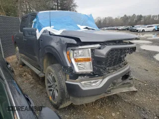 2022 Ford F-150 XL with VIN 1FTFW1E58NFB96650, listed as a Copart auction lot 45778235 with 52,479 mi miles and Salvage Title. Bid and sale history available at carsss.com. Image 4.