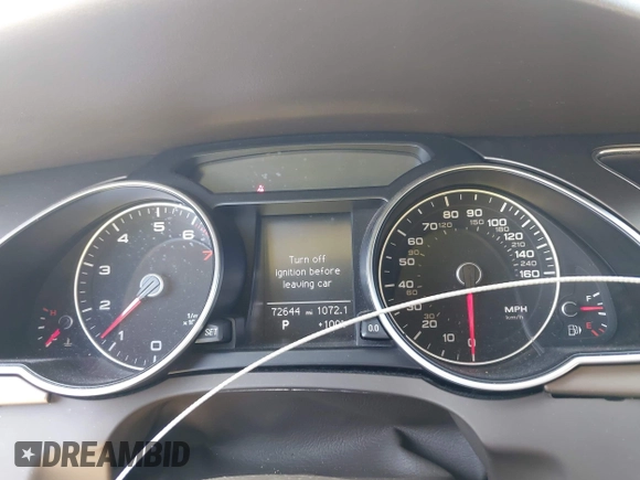 2014 Audi A5 Premium with VIN WAUAFAFH1EN003325, listed as a IAAI auction lot 42527376 with 72,644 mi miles and . Bid and sale history available at DreamBid. Image 7.