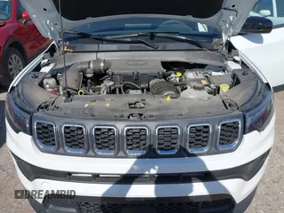 2024 Jeep Compass Latitude with VIN 3C4NJDBN1RT109571, listed as a IAAI auction lot 42014458 with 23,419 mi miles. Bid and sale history available at carsss.com. Image 10.