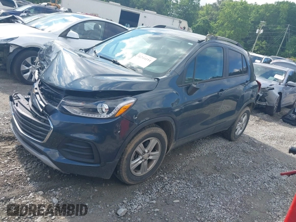 2021 Chevrolet Trax LT with VIN KL7CJLSB7MB325696, listed as a IAAI auction lot 42244114 with Not provided miles and . Bid and sale history available at DreamBid. Image 17.
